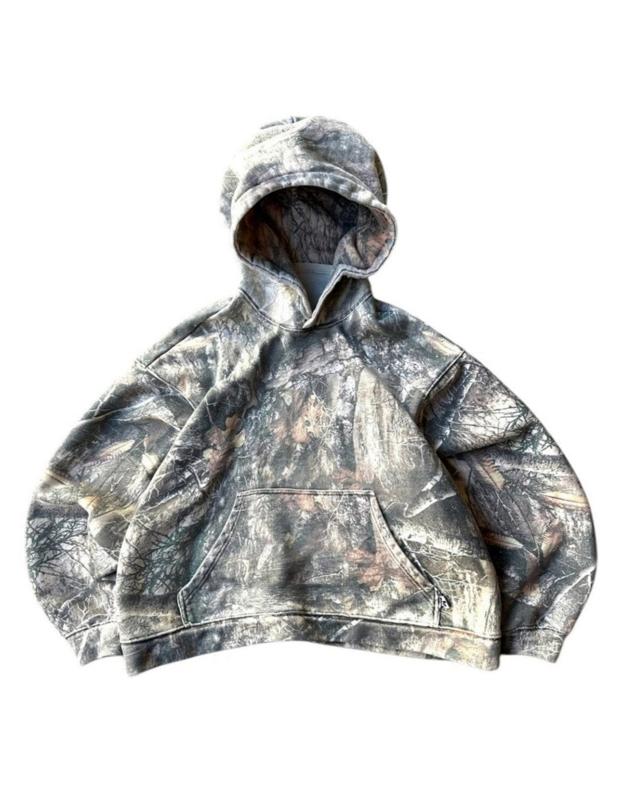 CAMO CROPPED HOODIE