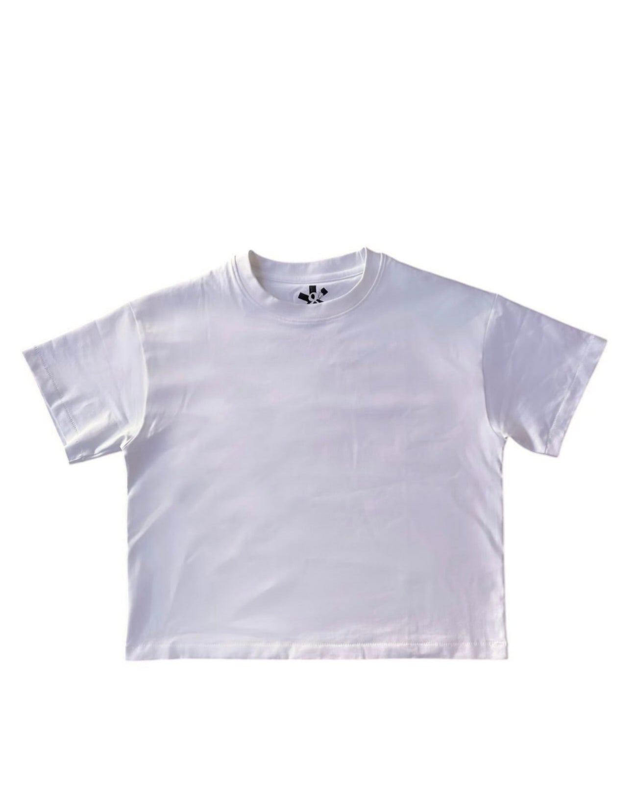 CROPPED SINGLE STITCH TEE
