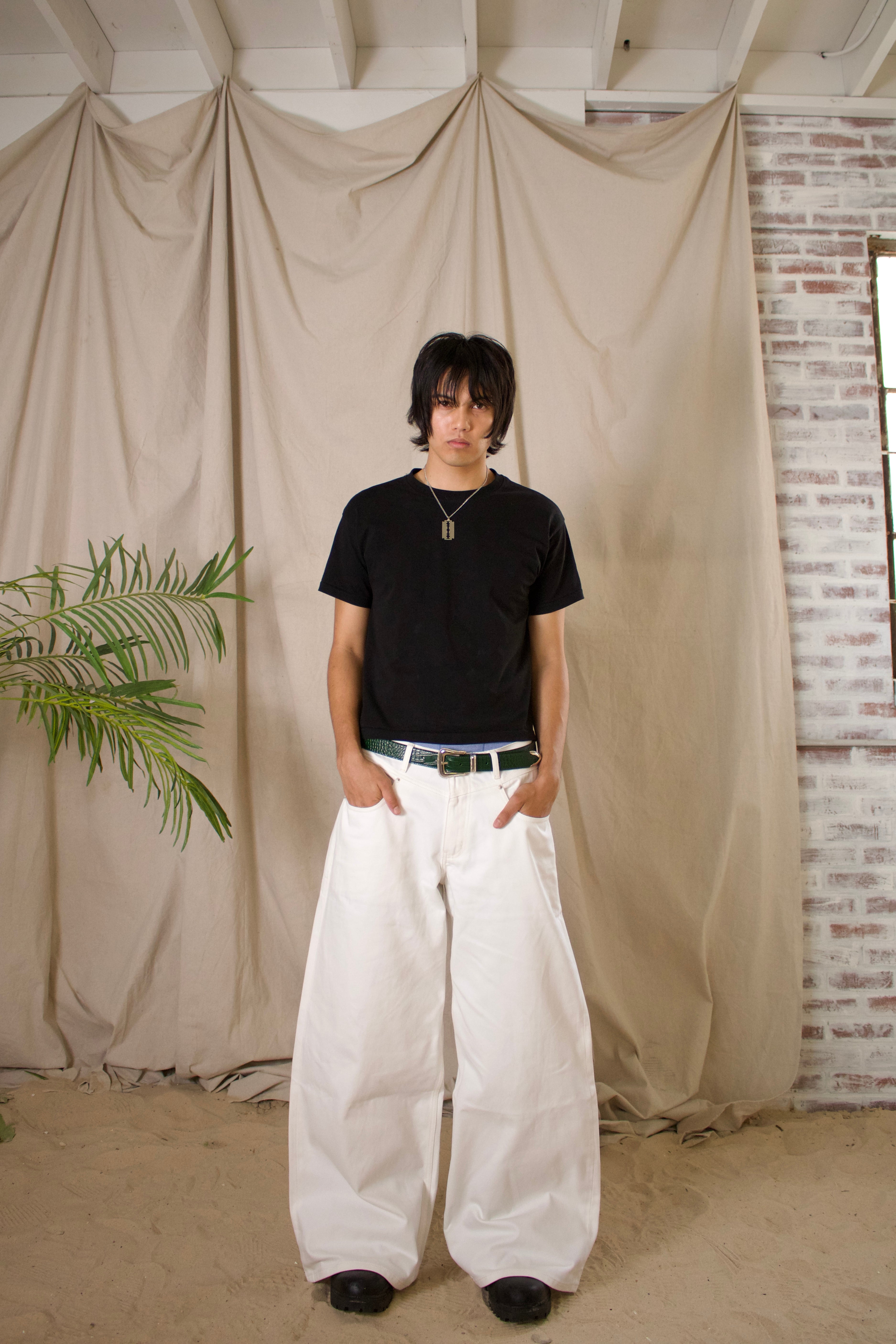 WHITE JAPANESE SELVEDGE DENIM