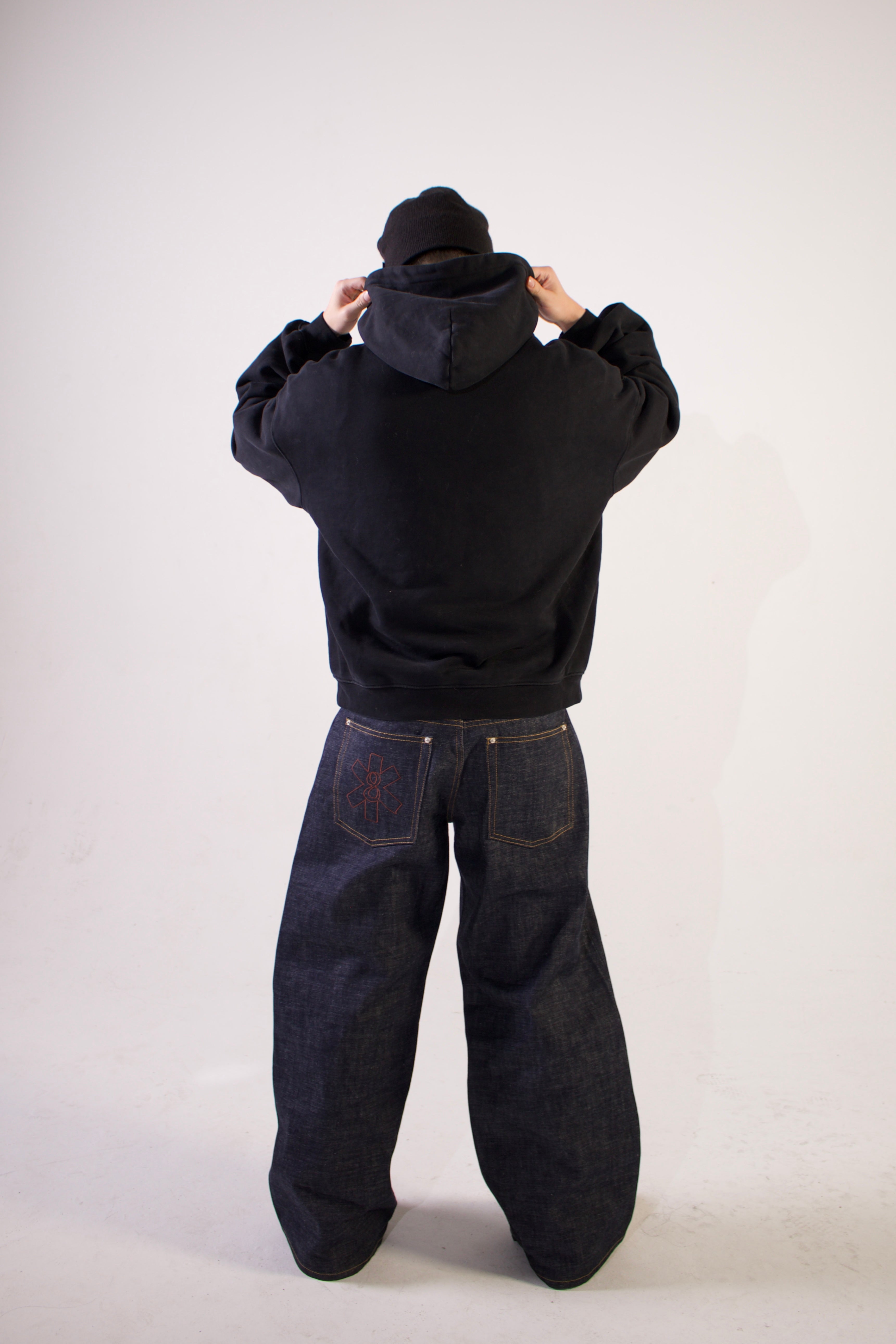 stone wash hoodie