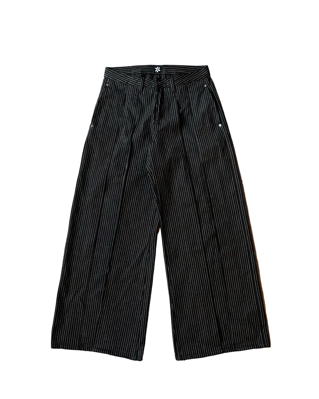 Black Pinstripe Selvedge Denim