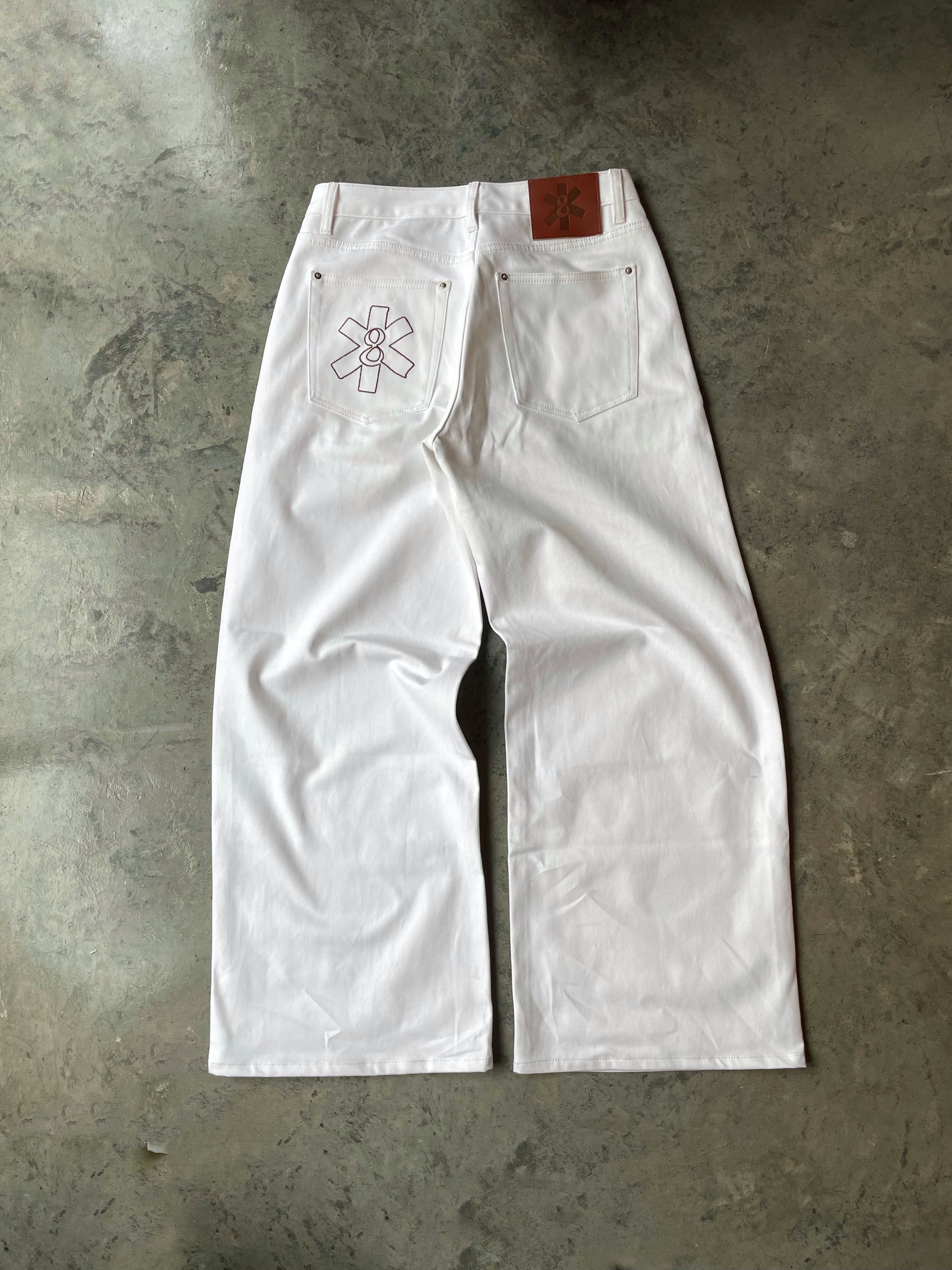 WHITE JAPANESE SELVEDGE DENIM