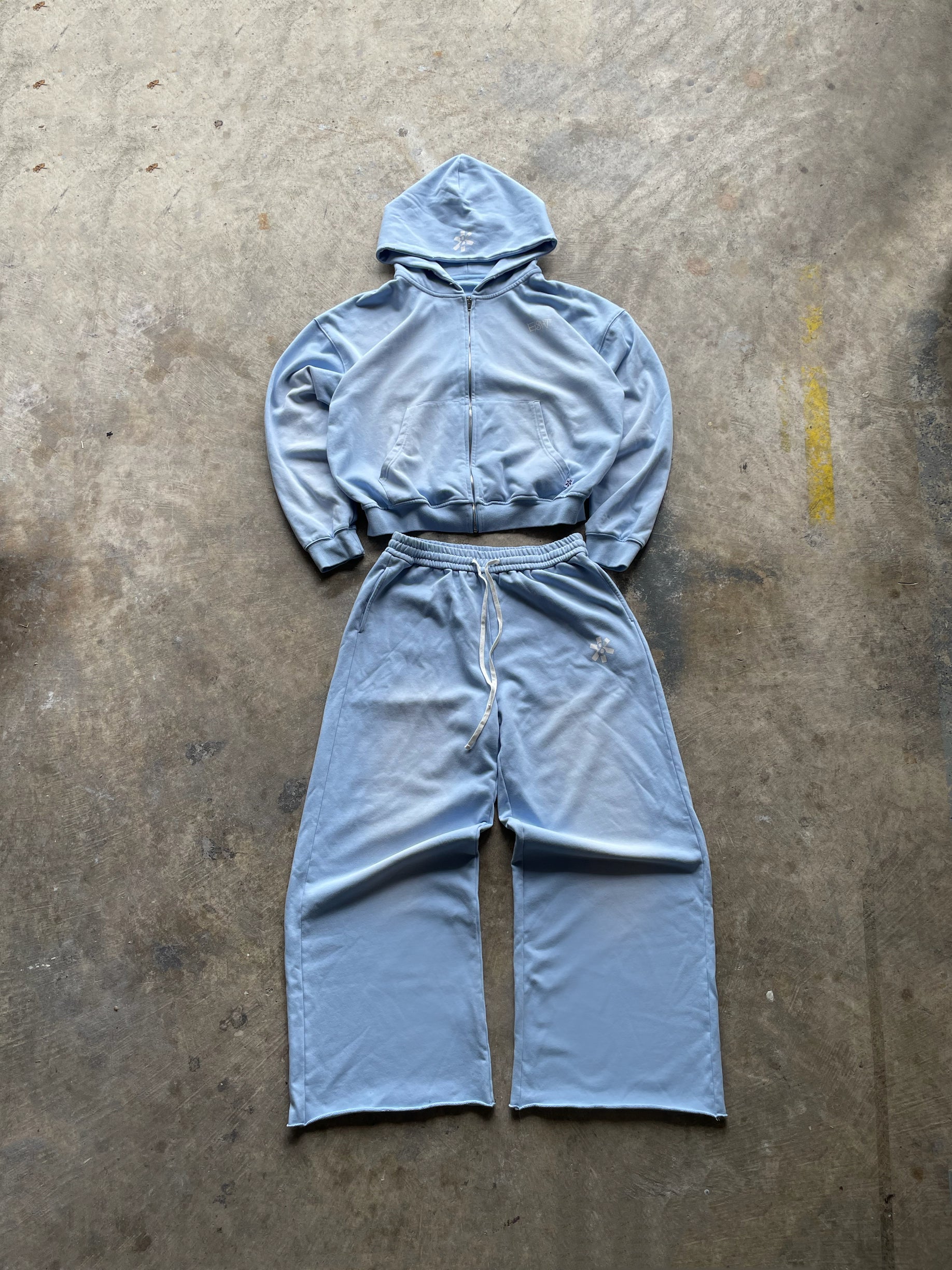 SUN FADED BLUE SWEATS