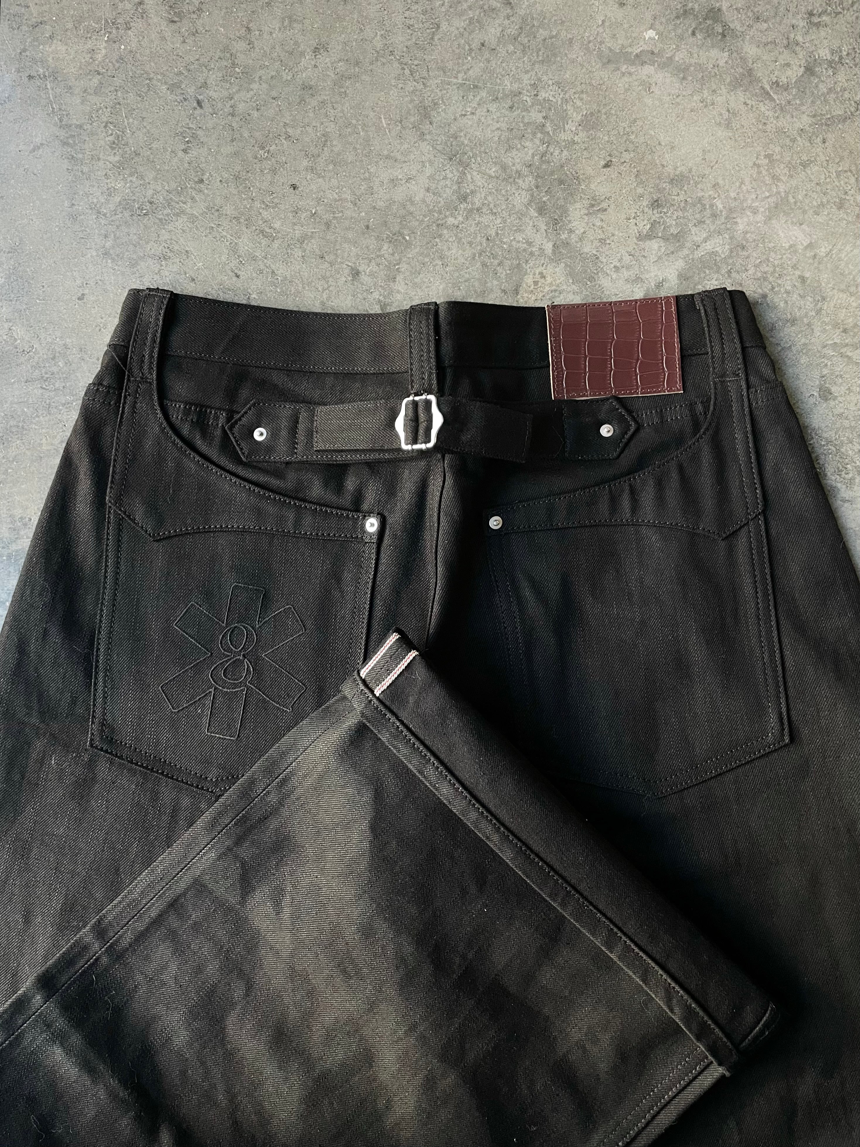 JET BLACK SELVEDGE DENIM (PREORDER)