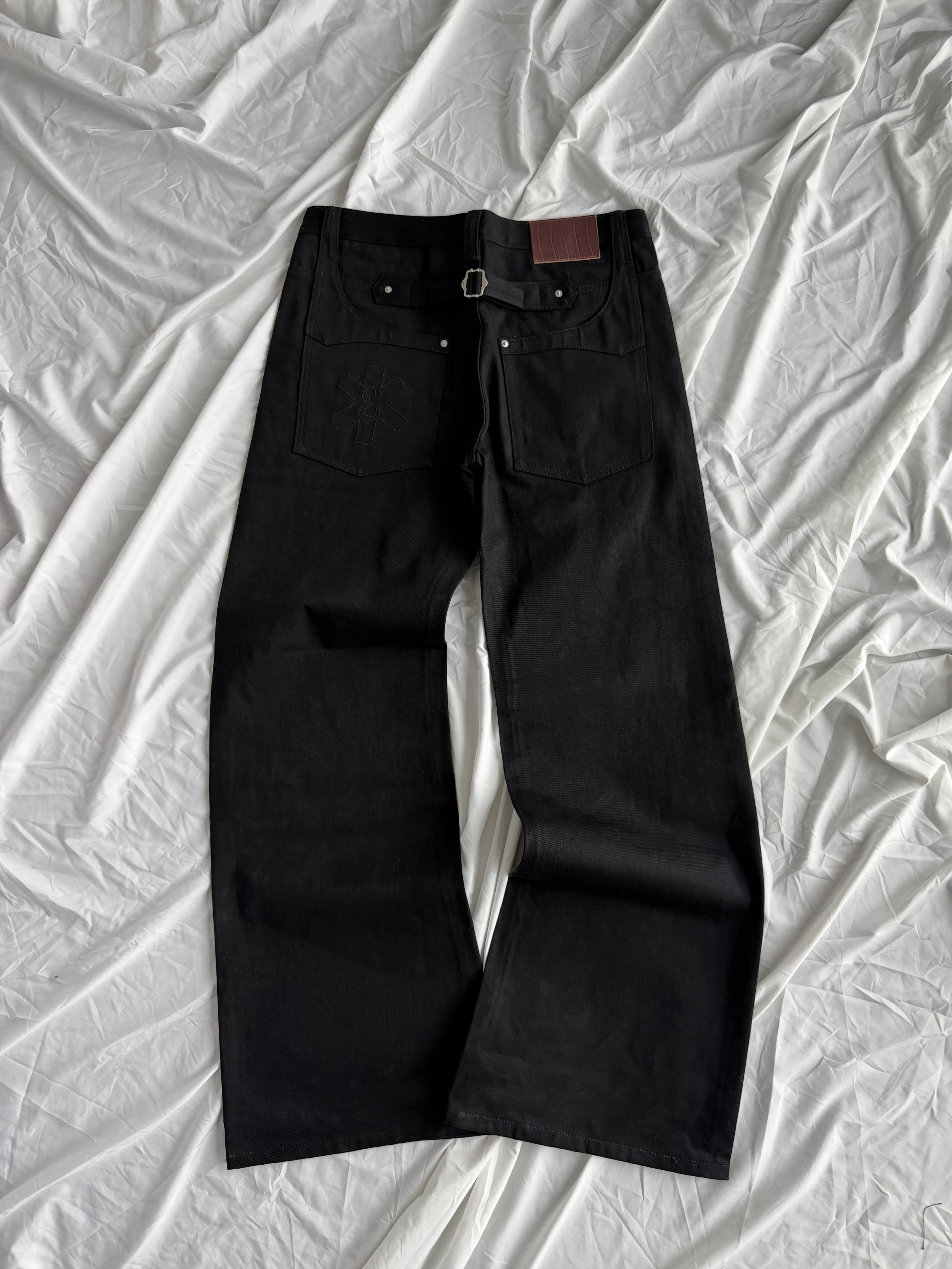 BOOTCUT JAPANESE SELVEDGE DENIM (Jet Black)