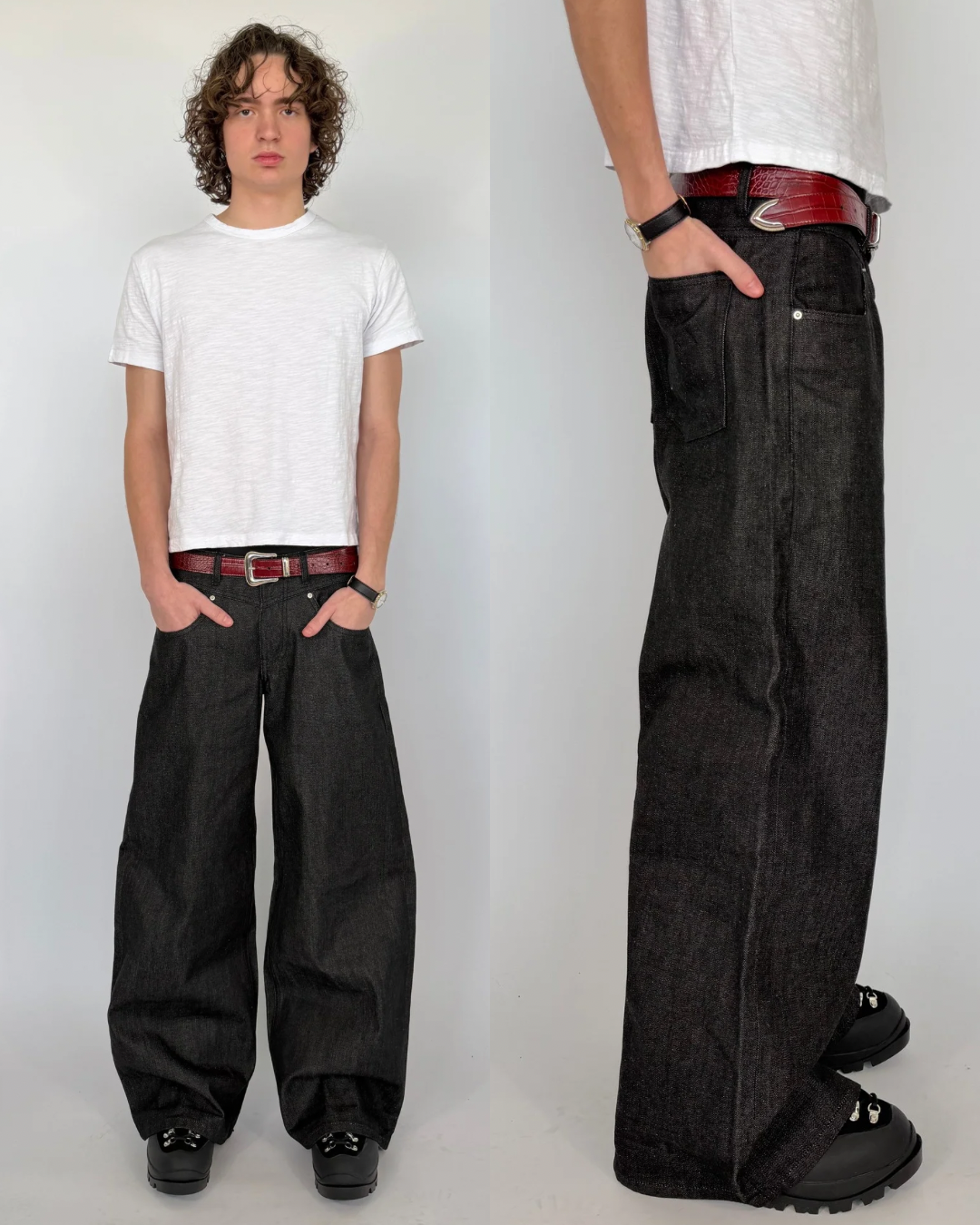 RAW CHARCOAL SELVEDGE DENIM