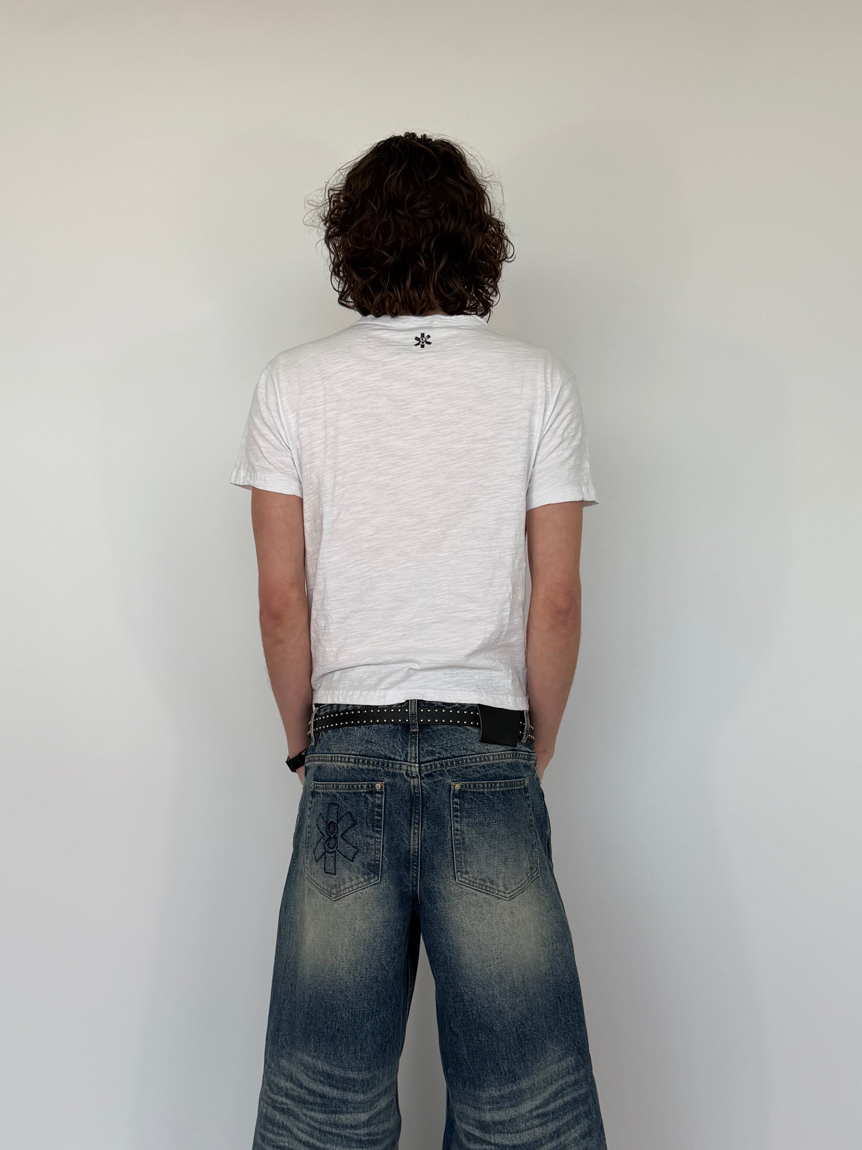 White Slub Tee