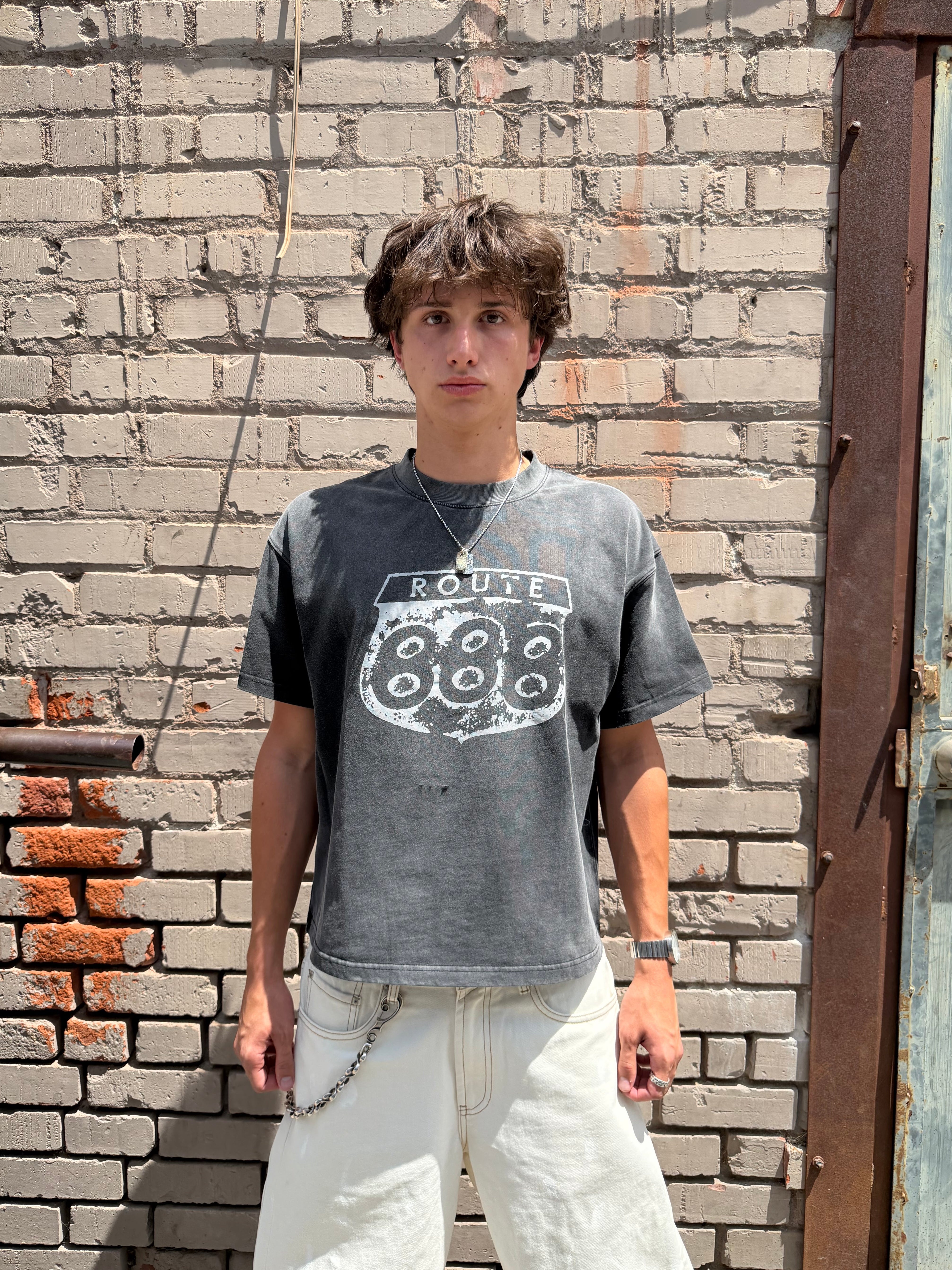 ROUTE 888 WASHED GRAPHIC TEE