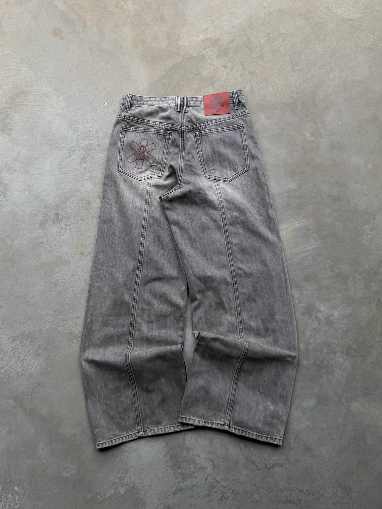 Washed Grey Selvedge Denim