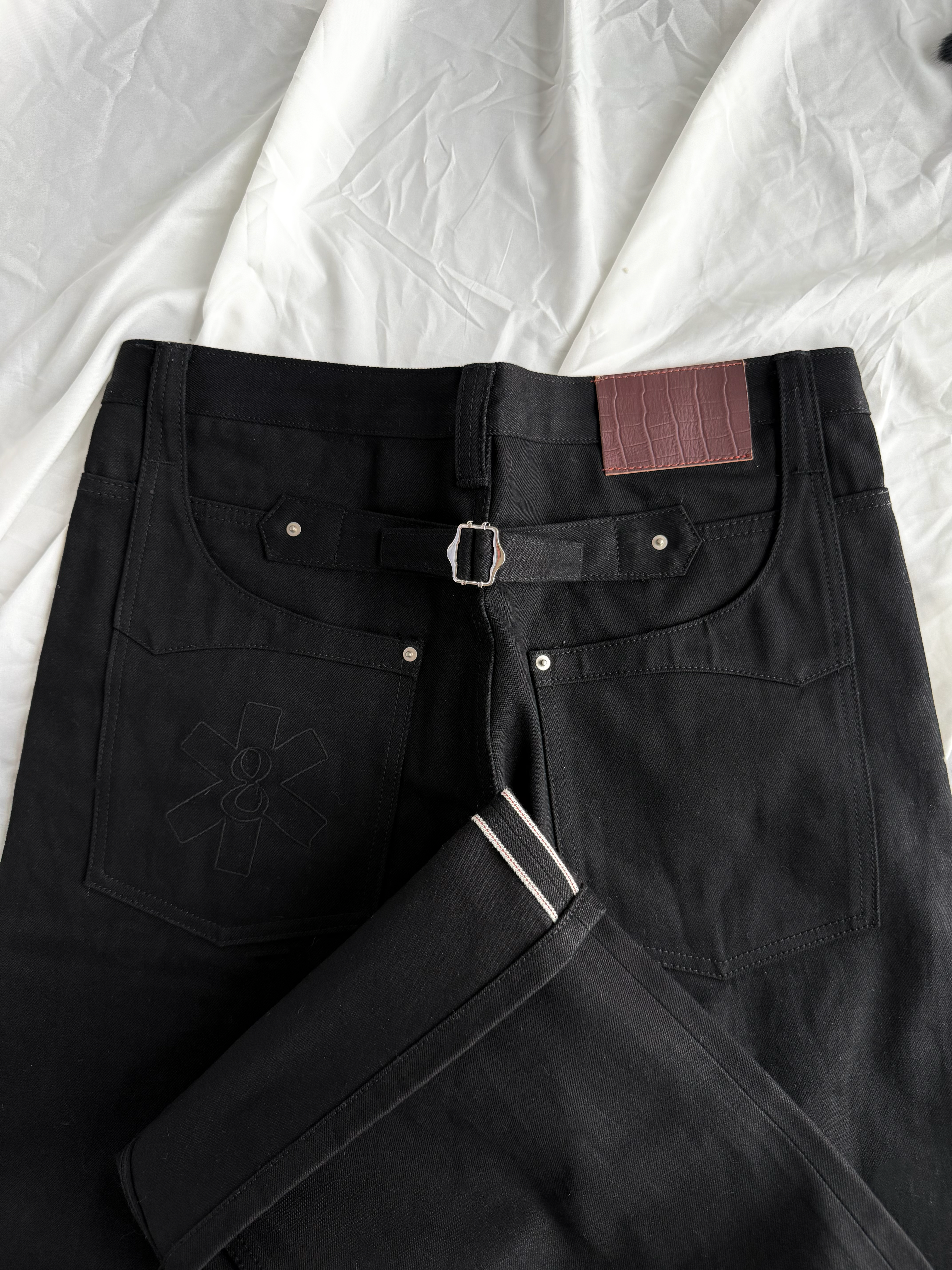 BOOTCUT JAPANESE SELVEDGE DENIM (Jet Black)