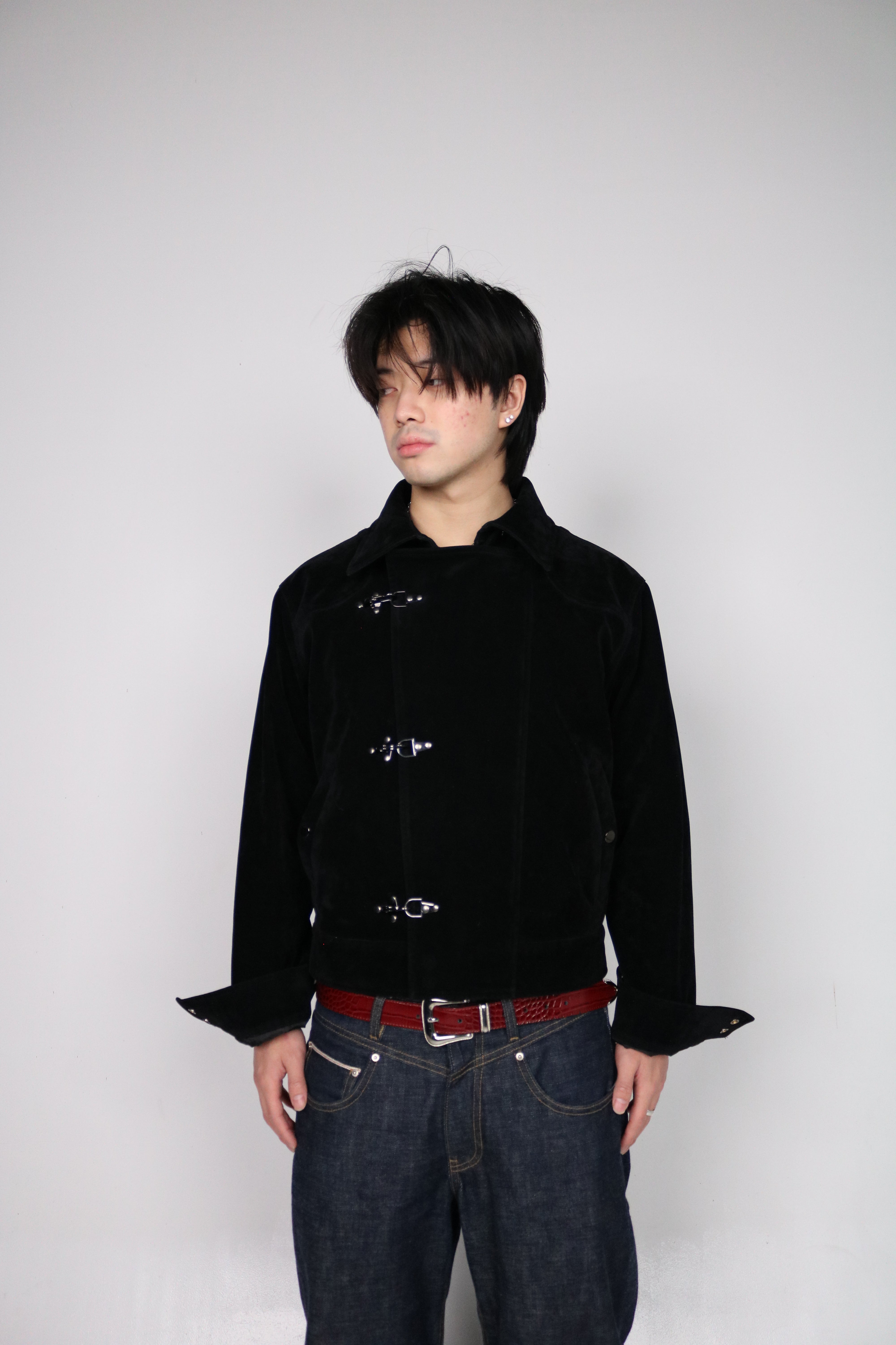 Velvet Suede Fireman Jacket