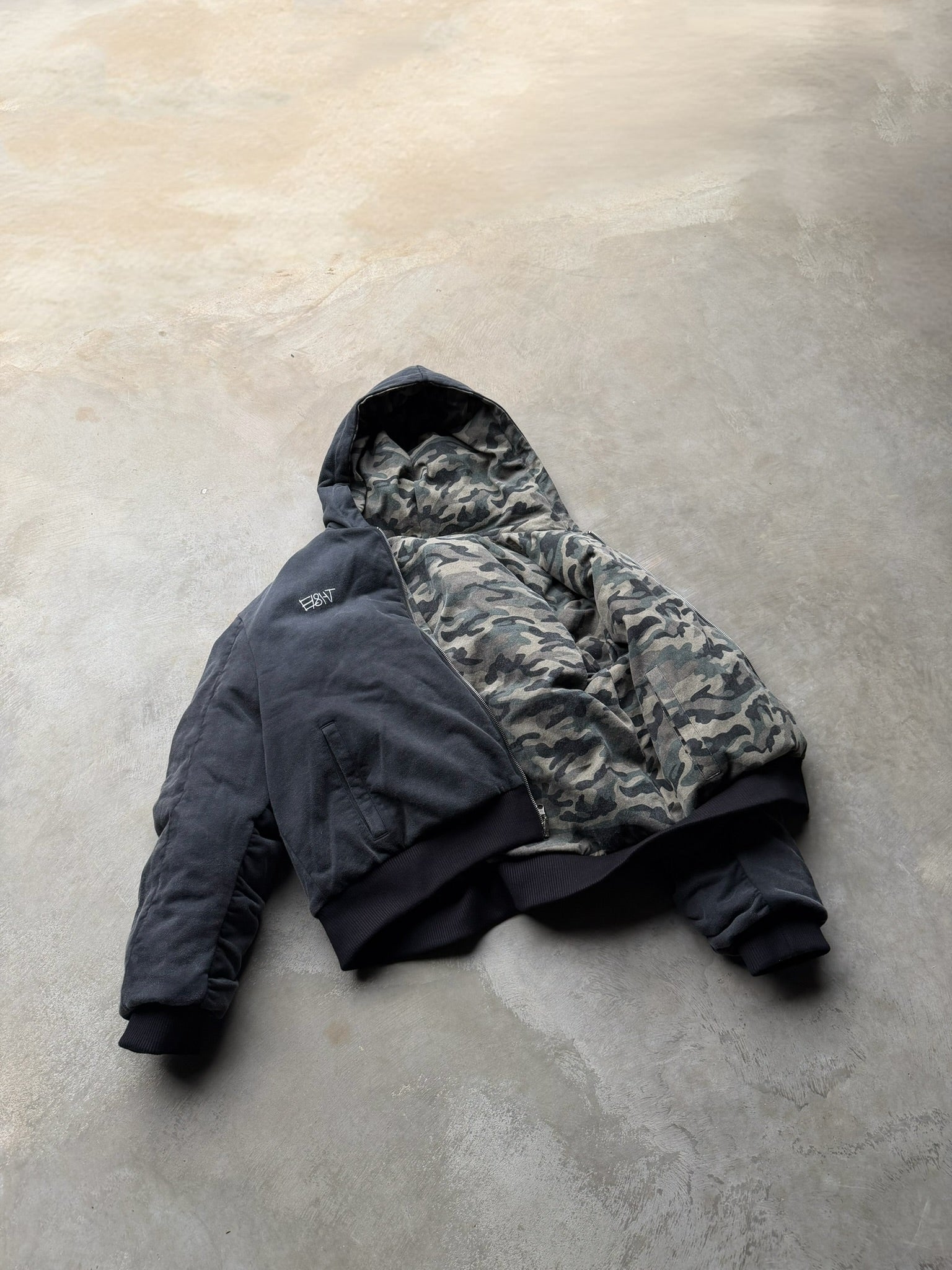 Reversible Camo Bomber Jacket
