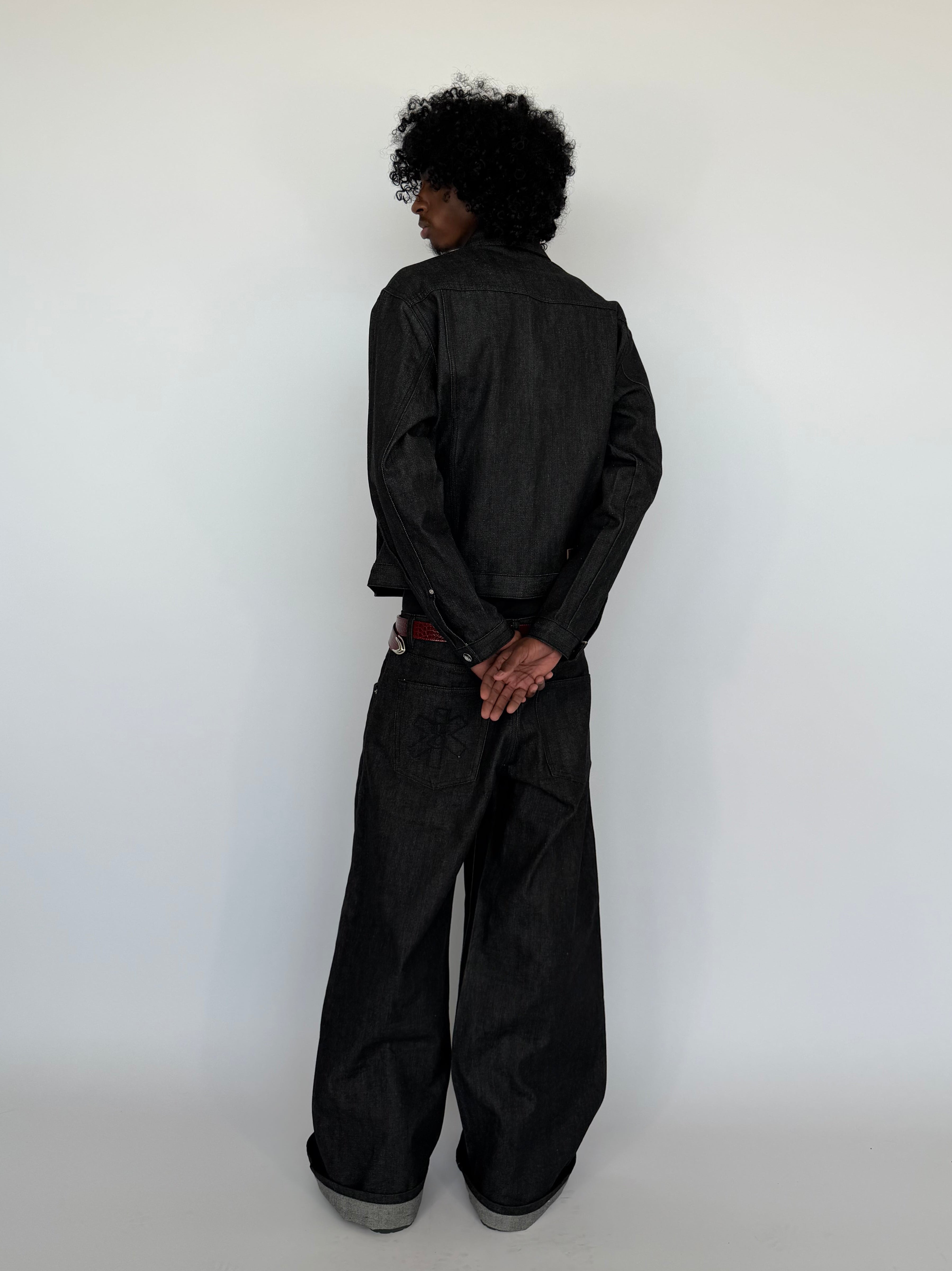 RAW CHARCOAL SELVEDGE JACKET