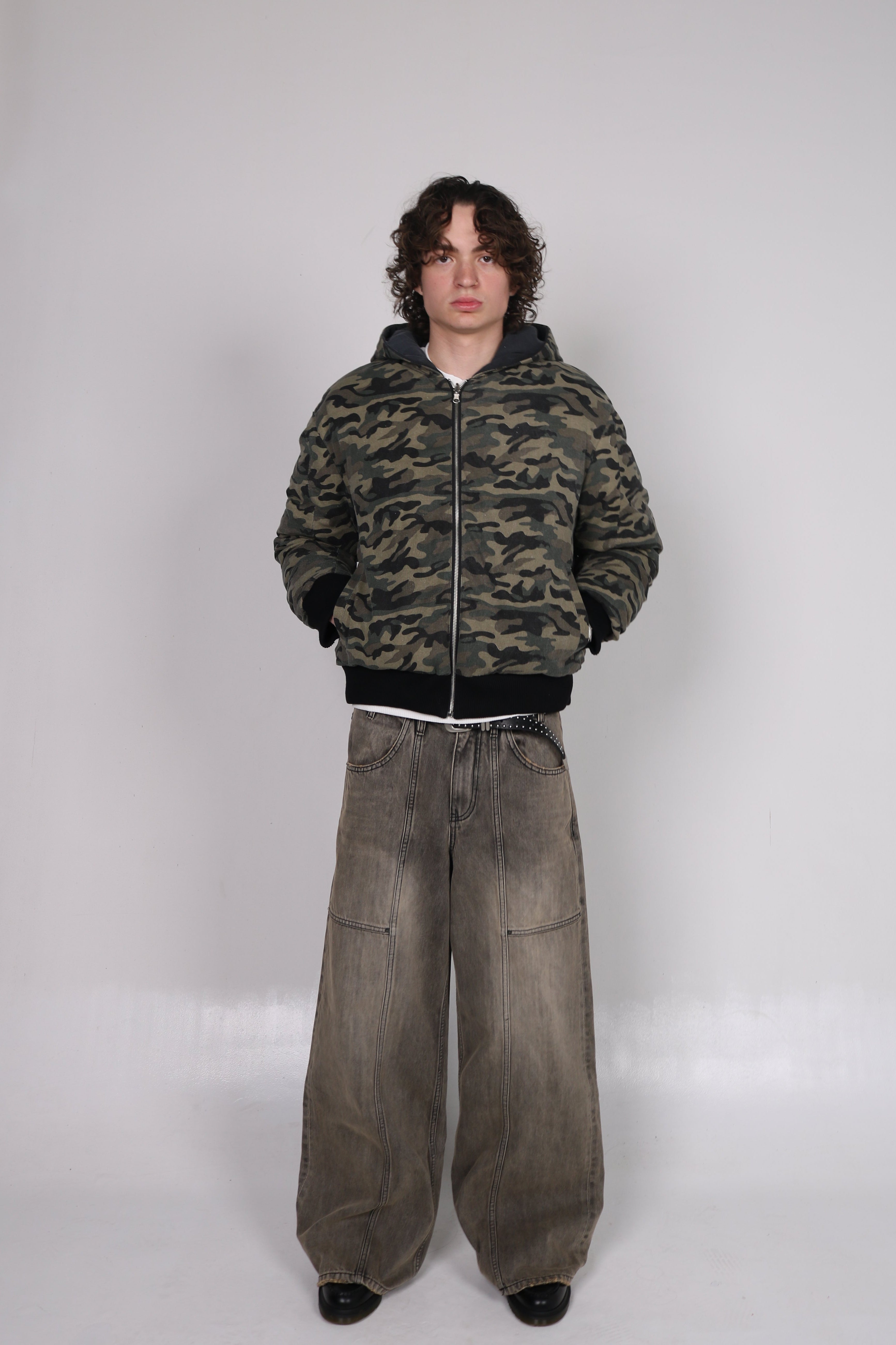 Reversible Camo Bomber Jacket