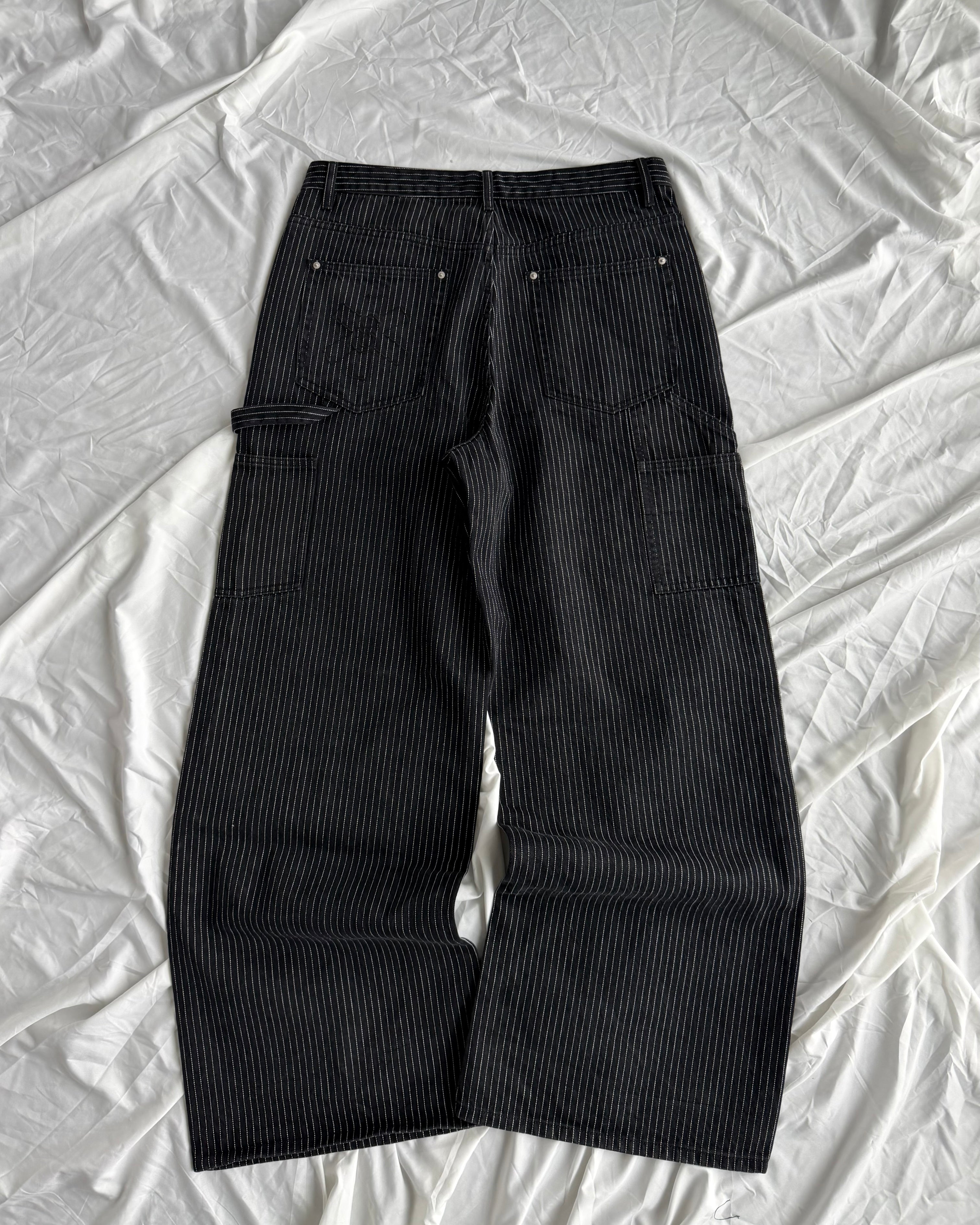 JAPANESE SELVEDGE DENIM (Double Knee Pinstripe)
