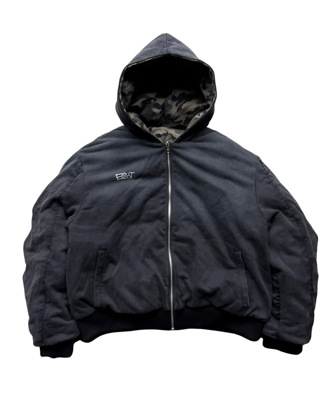 Reversible Camo Bomber Jacket