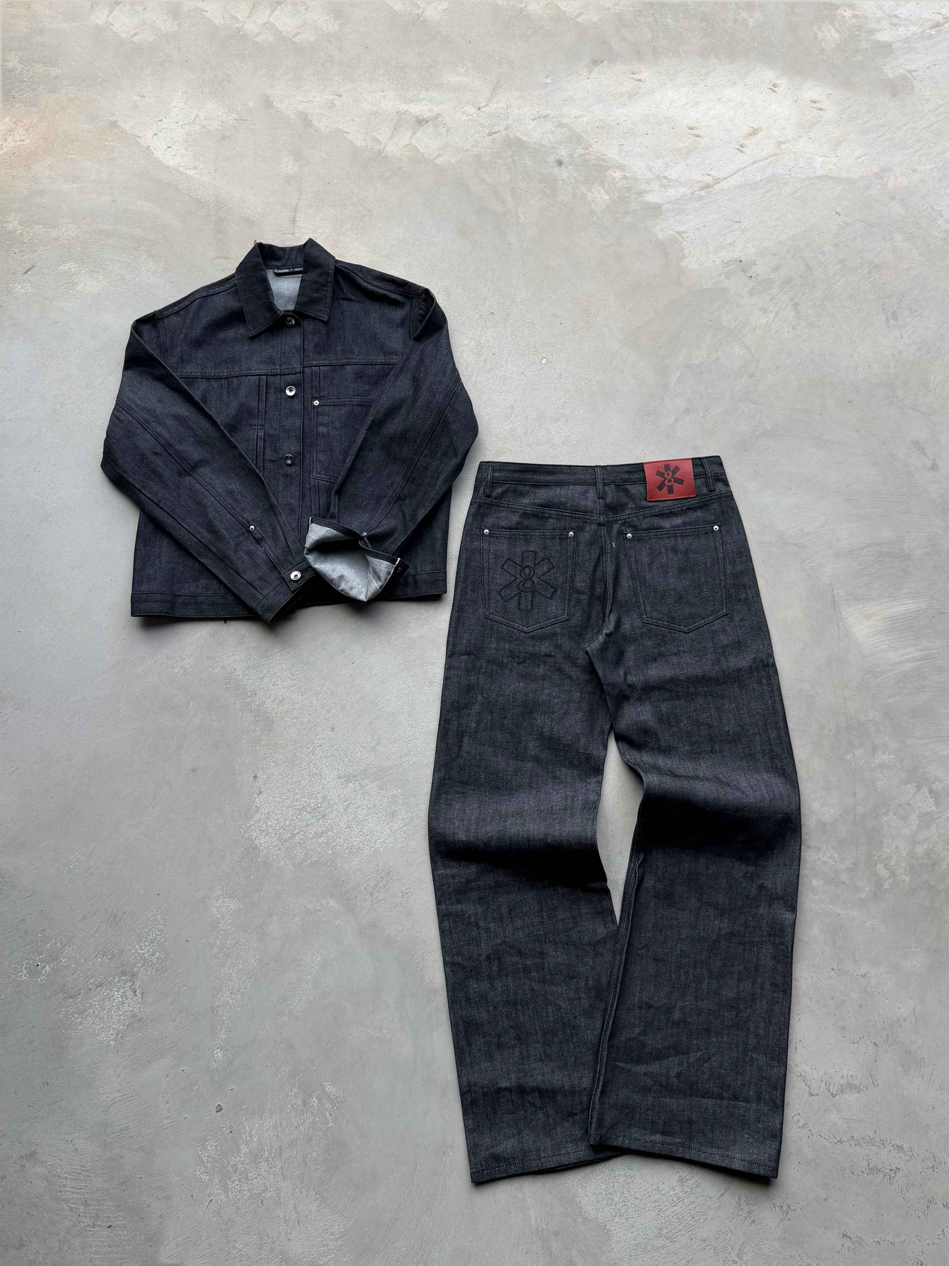 BOOTCUT JAPANESE SELVEDGE DENIM (CHARCOAL)