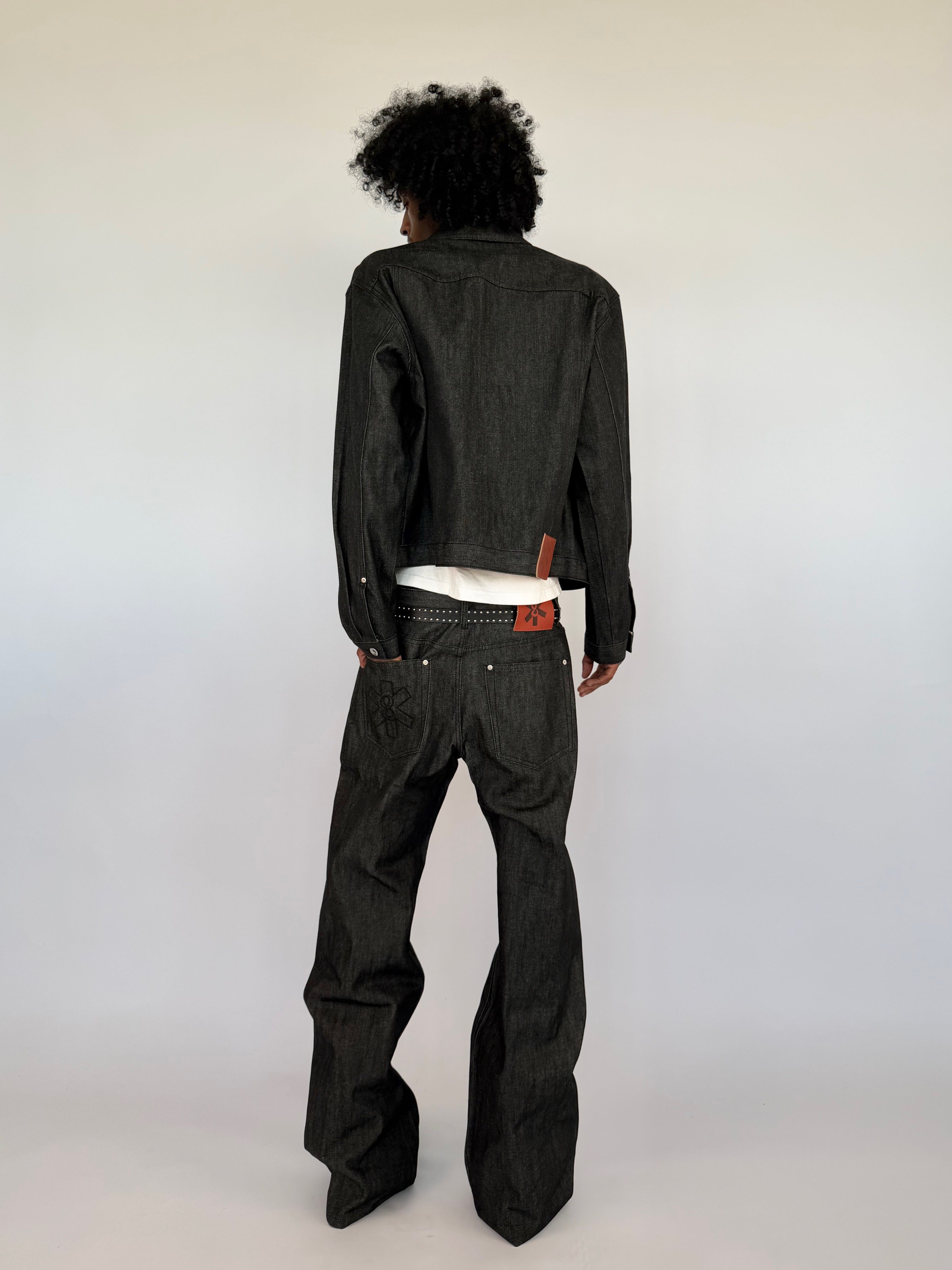 BOOTCUT JAPANESE SELVEDGE DENIM (CHARCOAL)